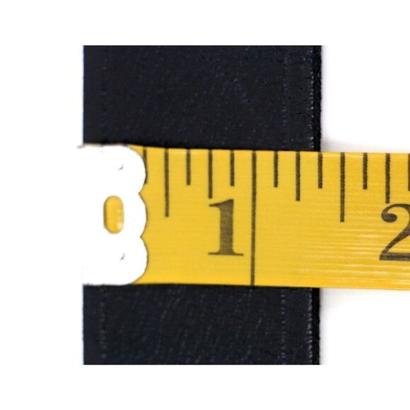 Boston BLACK GENUINE LEATHER 1 3/8"Wd CASUAL DRESS MEN'S BELT Sz 42 (P11 - Picture 8 of 11